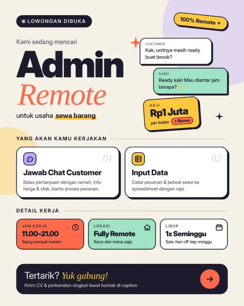 Admin Remote (Work From Anywhere)