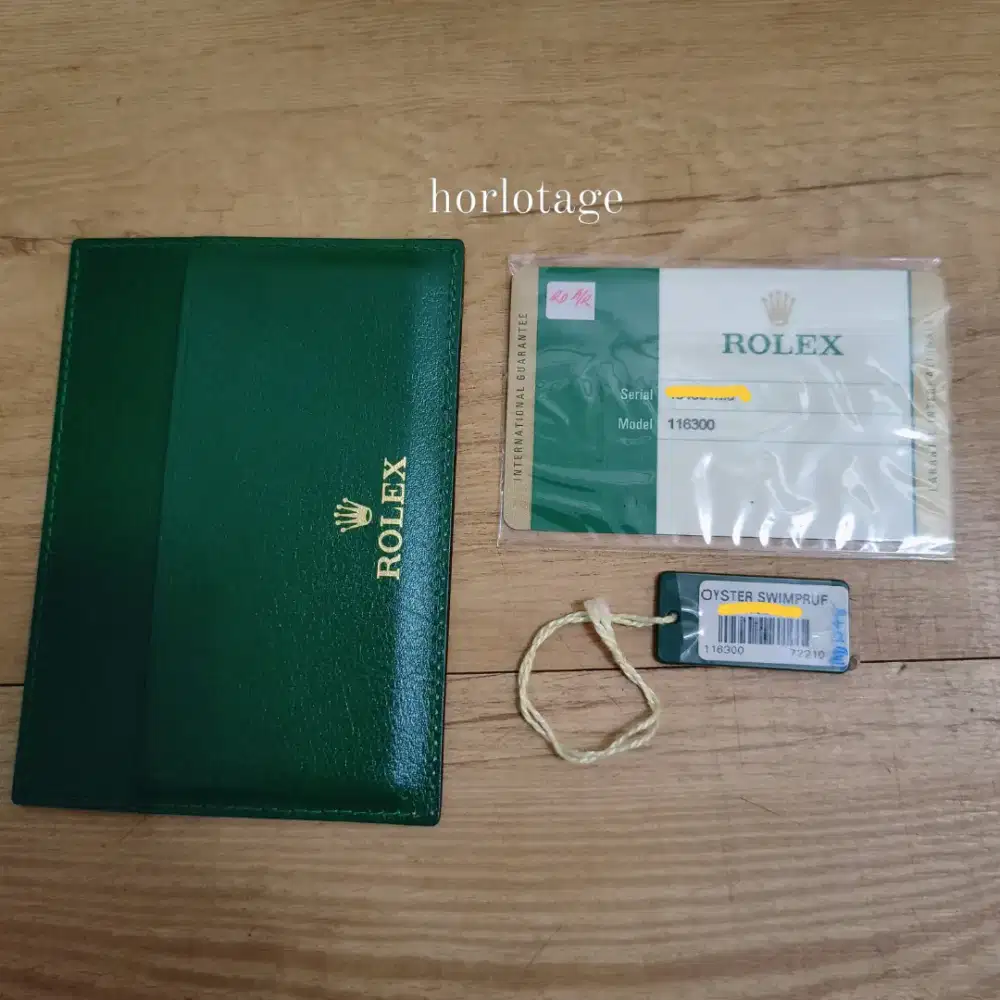 Rolex Card Wallet Authentic NO Omega Longines Cartier Seiko Tag Heuer