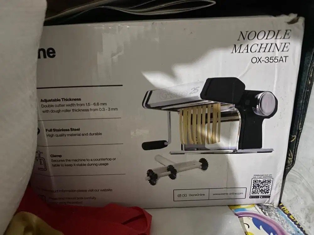 OXONE NOODLE MAKER MANUAL OX-355AT MANUAL PRELOVED