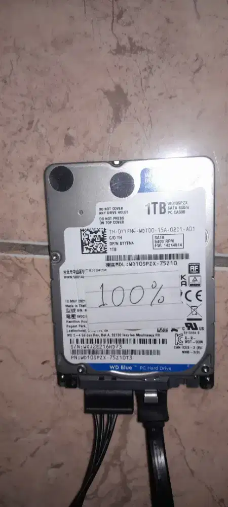 HDD WD Western Digital Blue 1TB 2,5 inch