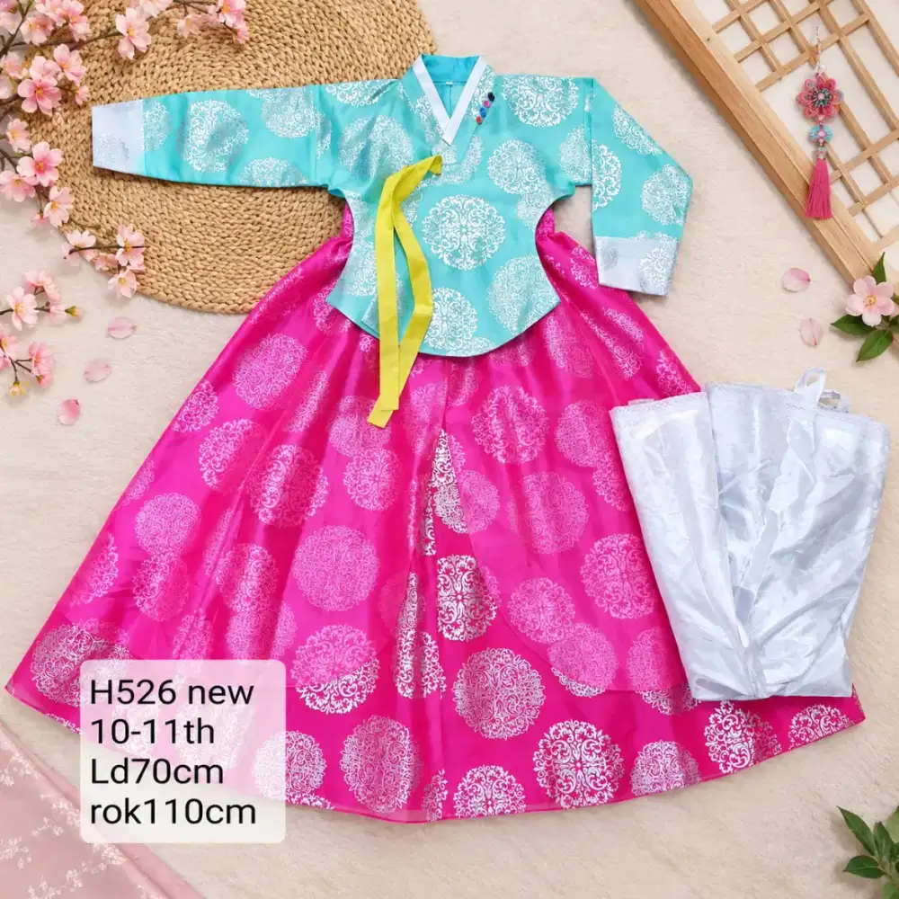 Hanbok korea anak perempuan ori