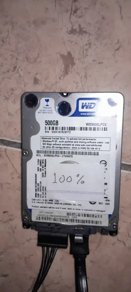 HDD WD Western Digital Blue 500GB 2,5 inch