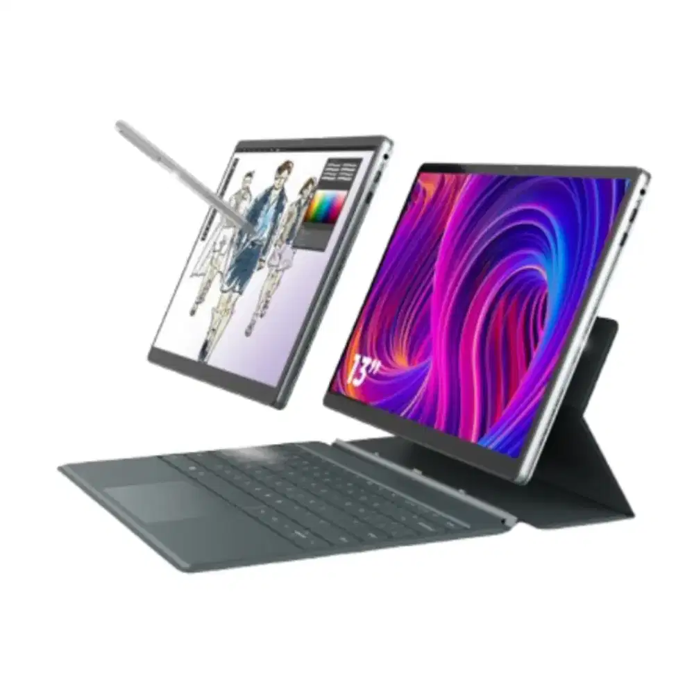 Laptop Tablet 2in1 Advan Evo X13 6500Y RAM 12GB + Keyboard dan Pen