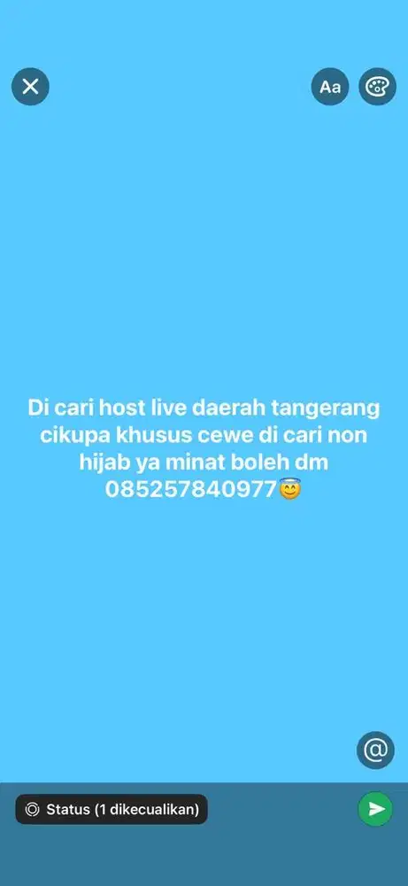 DI CARI HOST LIVE