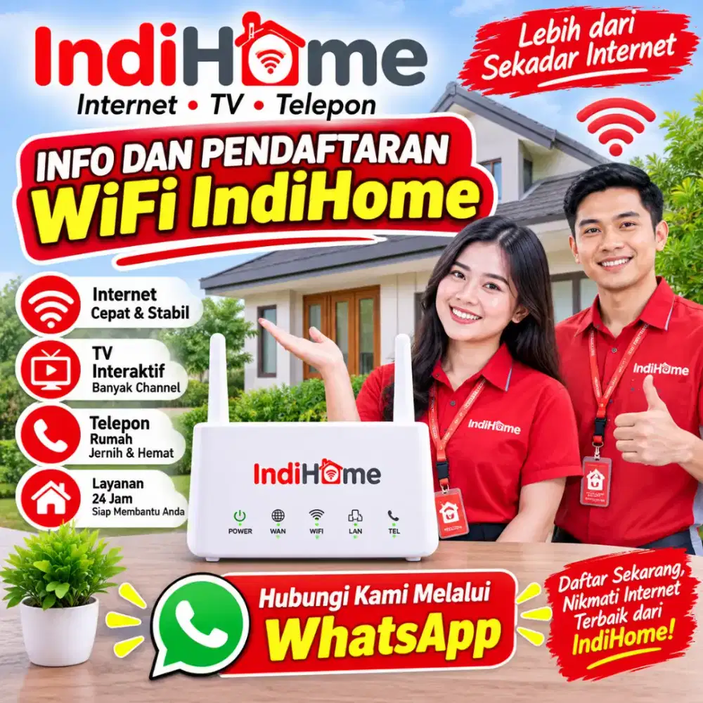 Melayani pasang baru Wifi Indihome