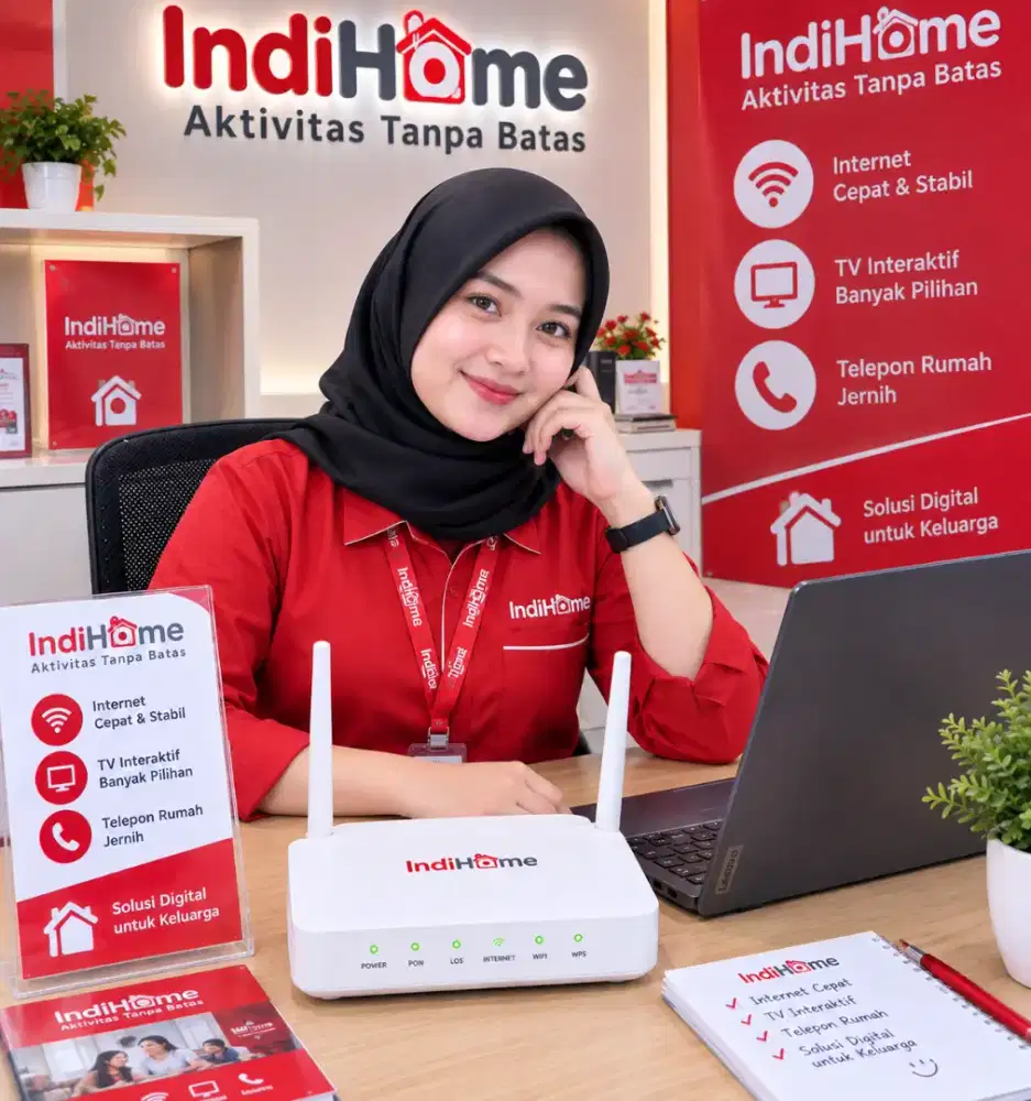 Jasa pemasangan wifi Indihome