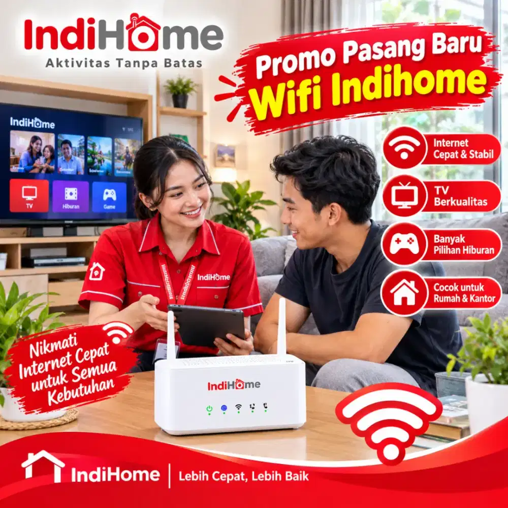 Jasa Pasang baru Wifi Indihome