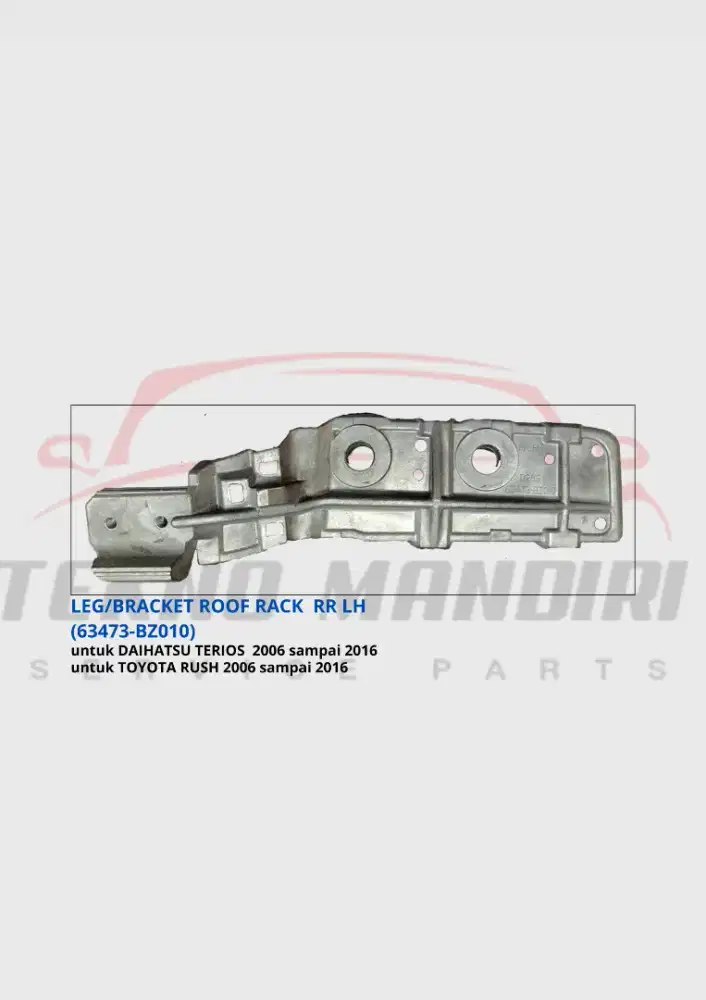 BRACKET,LEG ROOF ASSY RAIL