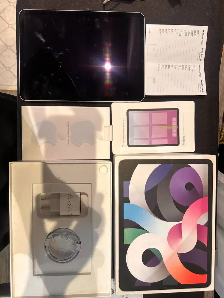 Bundle iPad Air 4 ex-iBOX + Apple Pencil 2_ORI_LENGKAP BOX & CHARGER