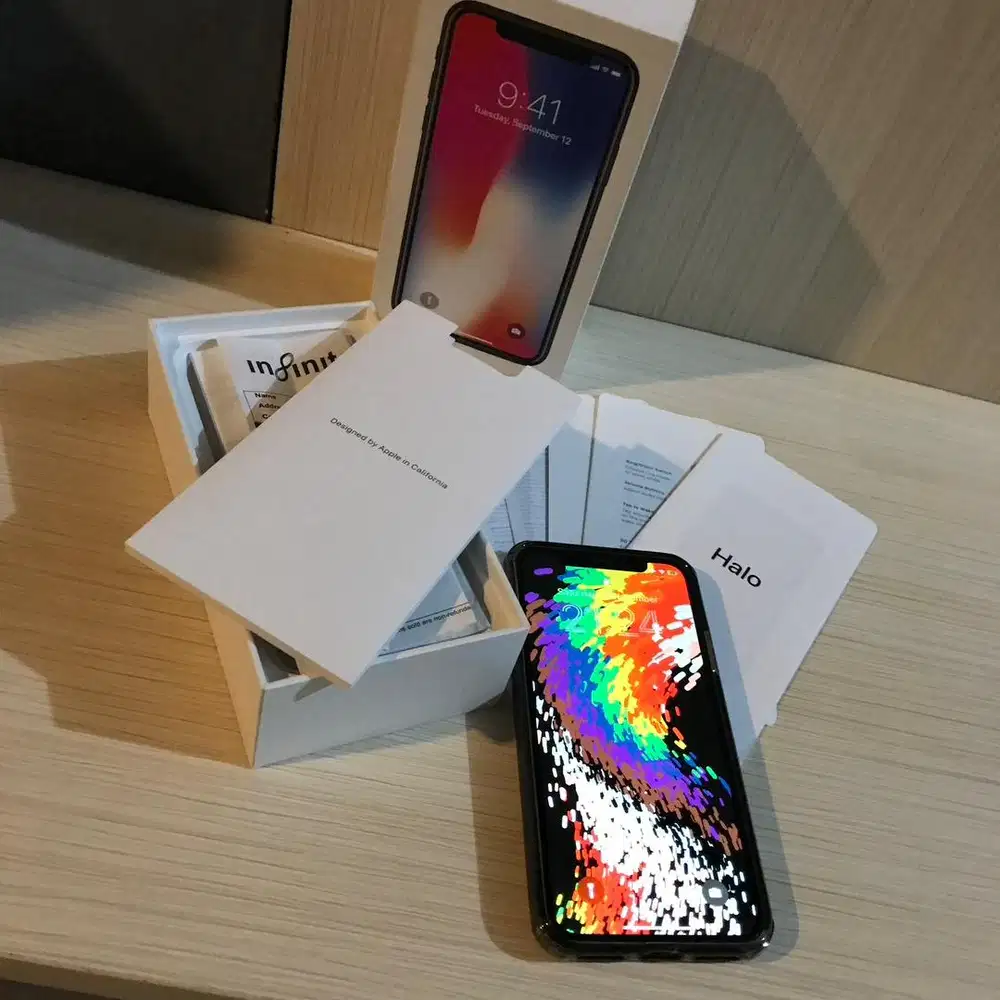 Iphone X Ibox PA/A Fullset Original Semua