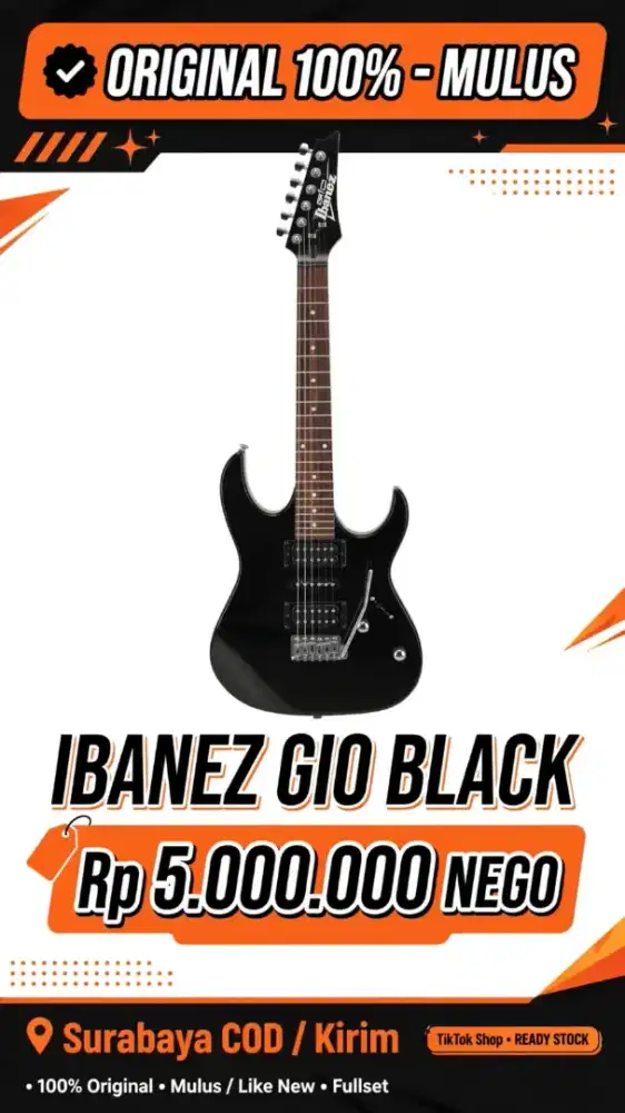Ibanez Gio hitam