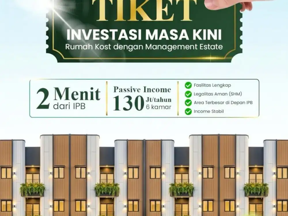 Dijual Kos Kosan Murah 2 Menit Dari Kampus IPB Dramaga Bogor, Nego