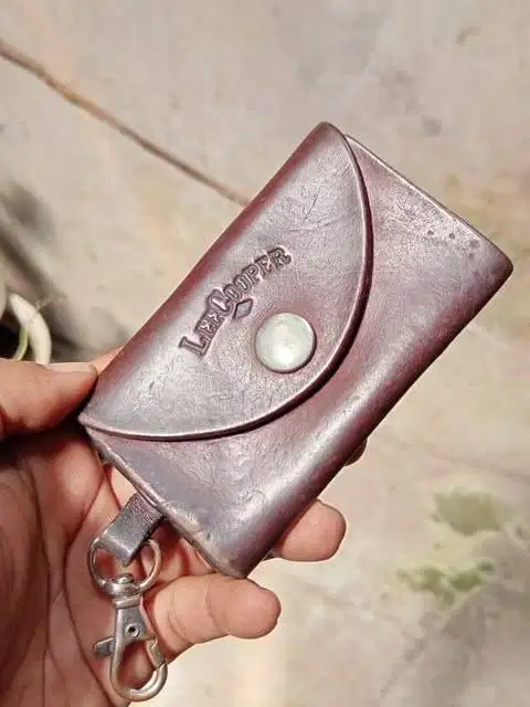 Dompet Kunci Kulit Asli Lee Cooper Original Vintage - Key Holder Walle