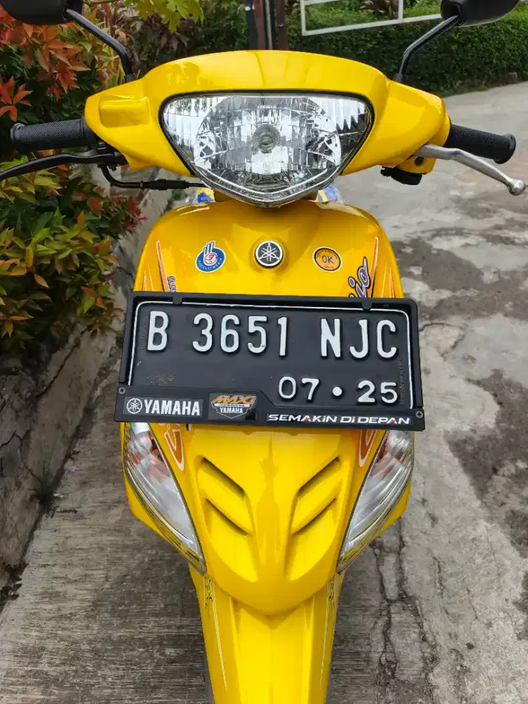 MIO SPORTY KUNING BASIC SMILE 2010 LENGKAP PLAT TANGERANG PAJAK OFF