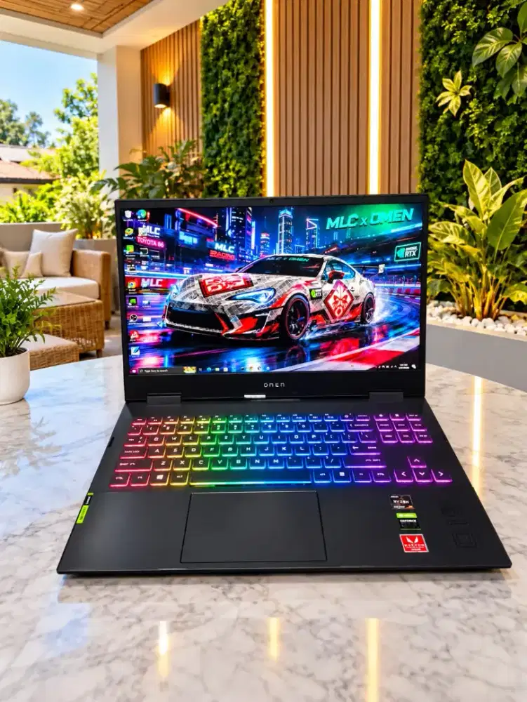 HP OMEN 15 LAYAR 2K LIKE NEW [RAM 16GB SSD 512GB RTX 3060 VRAM 6GB]