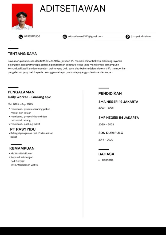 mencari pekerjaaan