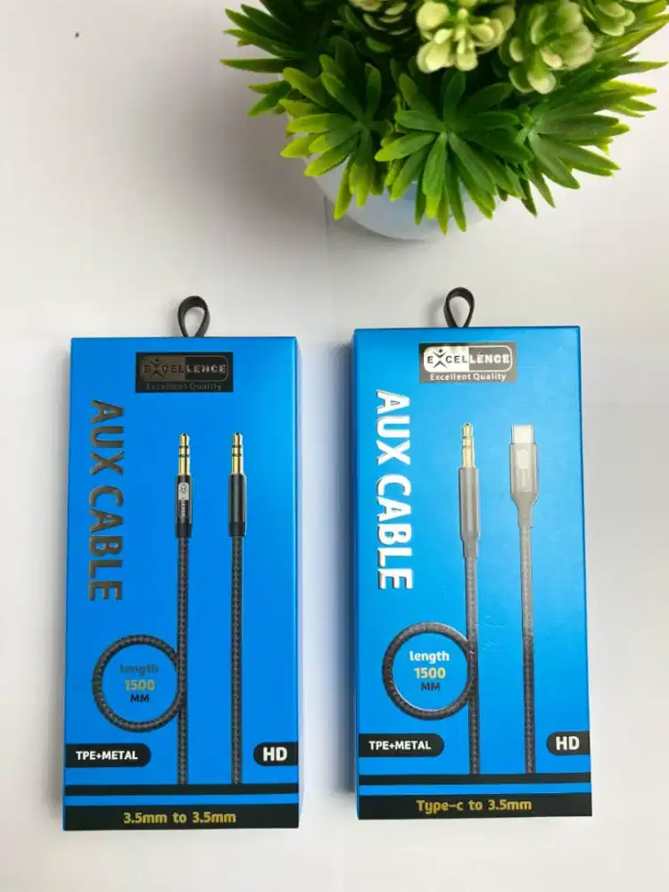Kabel Aux Excellence Murraya 3,5mm-3,5mm - Panjang 1500mm - TPE+Metal