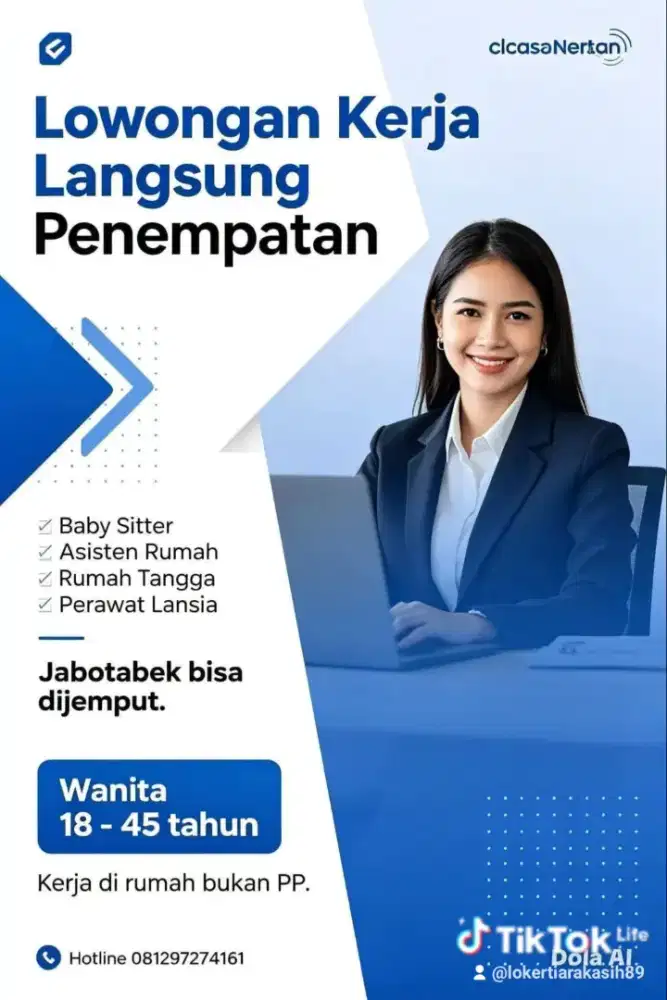 Banyak Job Baby Sitter ART & Perawat Lansia Terpercaya Terakreditasi