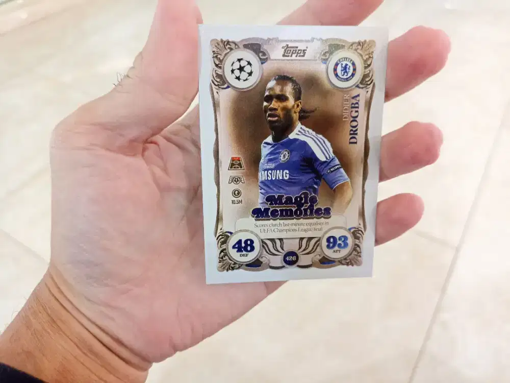 Kartu Bola Didier Drogba Original