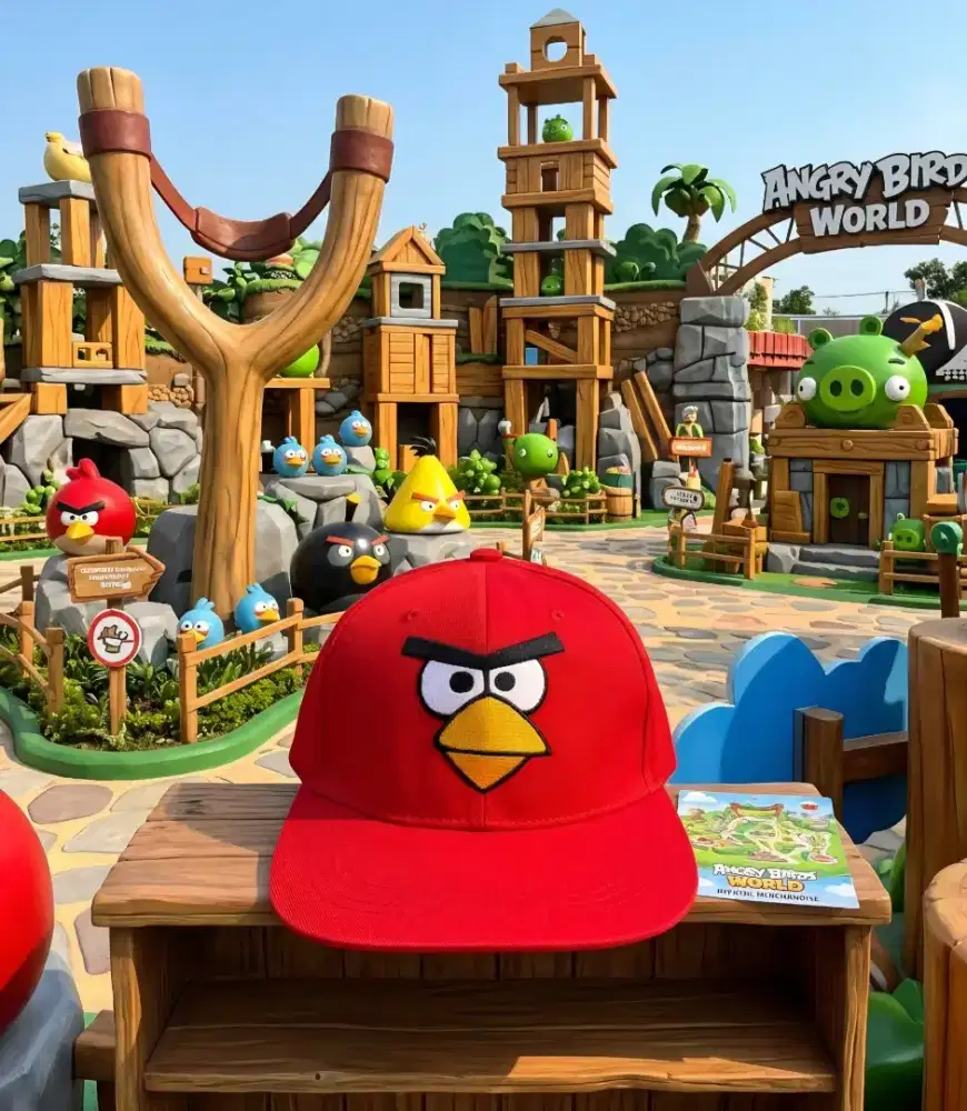 Topi Flat Brim/Snapback Angry Birds Official Original Second
