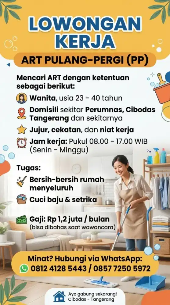 Mencari Asisten Rumah Tangga (ART)