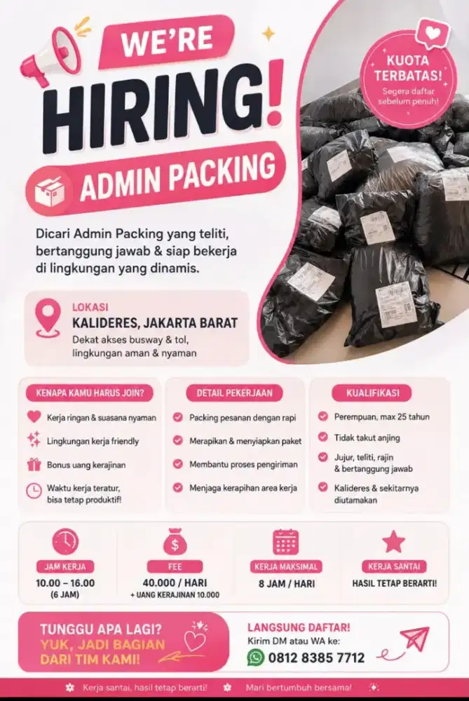Admin dan packing
