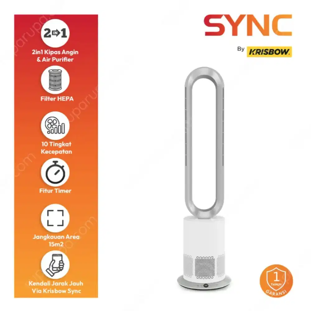 Smart Bladeless Air Purifier.