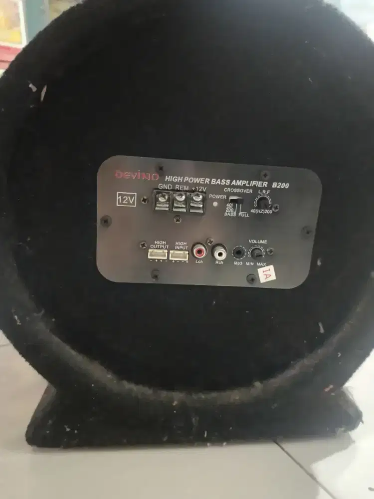 Audio speaker Mobil merk Devino