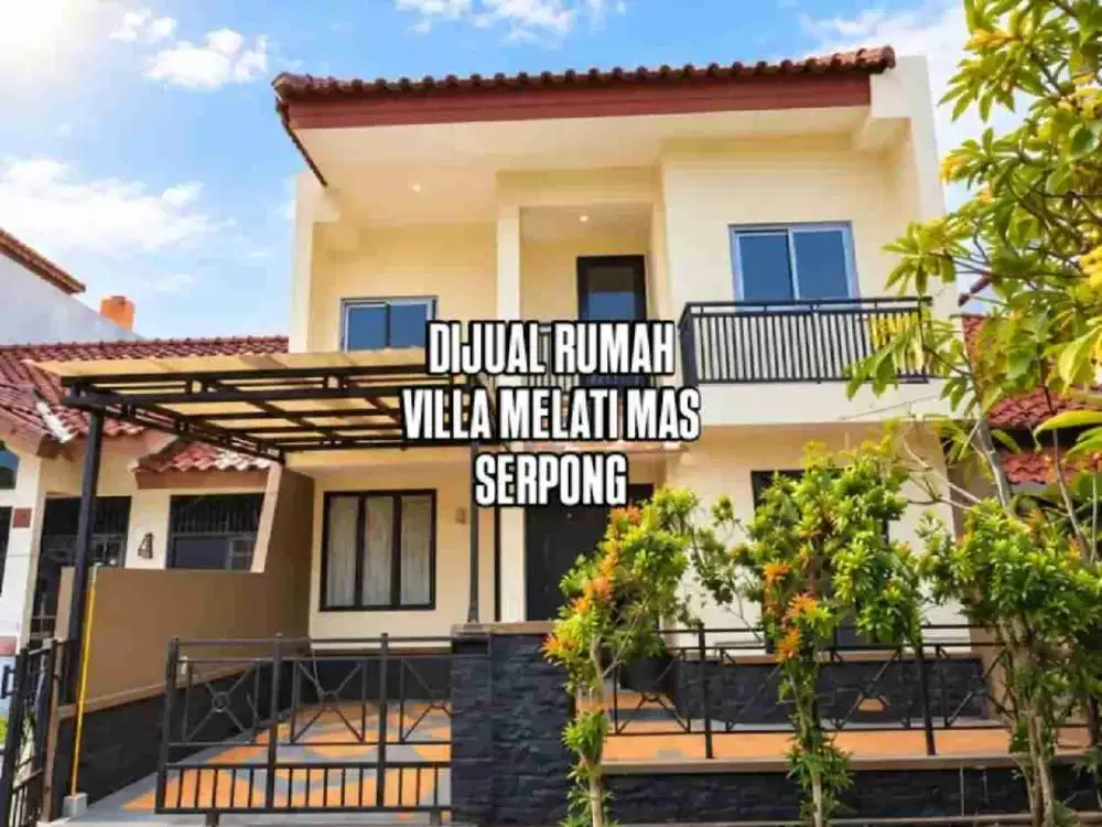 DIJUAL RUMAH CANTIK VILLA MELATI MAS SERPONG TANGERANG SELATAN