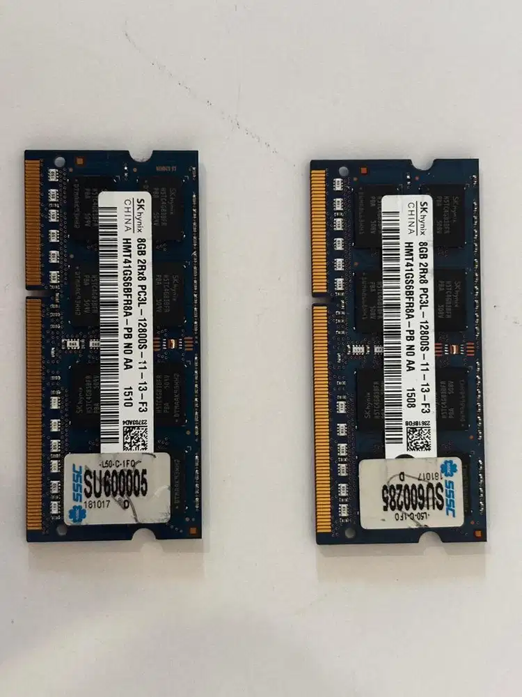 Ram laptop DDR3L 8gb 12800