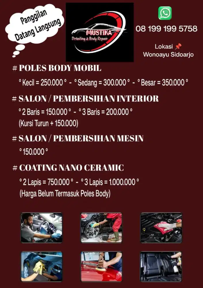 Poles dan Salon Mobil