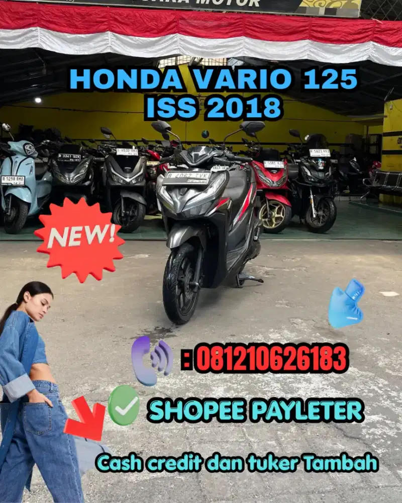 HOONDA VARIO 125 ISS  2018 KOMPLIT