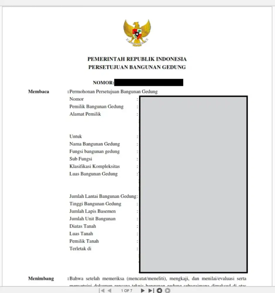 Jasa Pembuatan PBG dan NIB