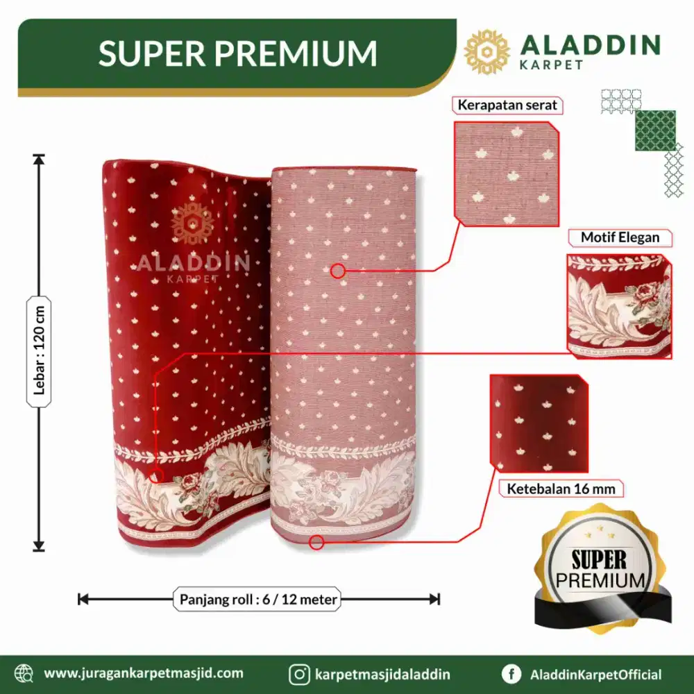 Karpet masjid type super premium