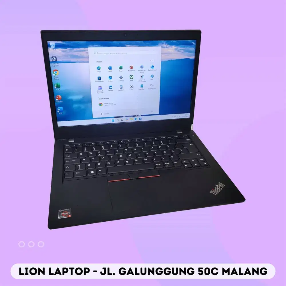 Gaming/Editing AMD Ryzen 5 PRO 8/256 MULUS Lenovo Thinkpad L14 Gen 1 [