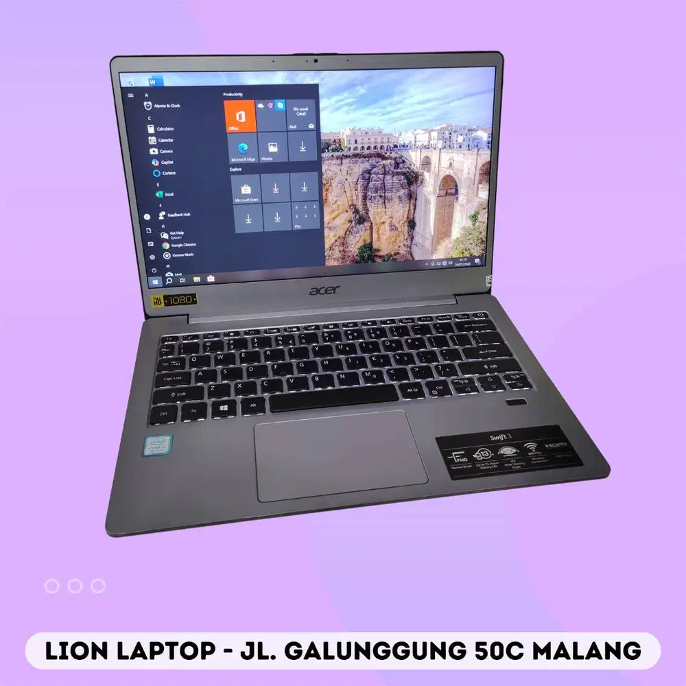 Super Slim Core i5 Gen 8 8/25 Acer Swift 3 SF313-51 [12|10]