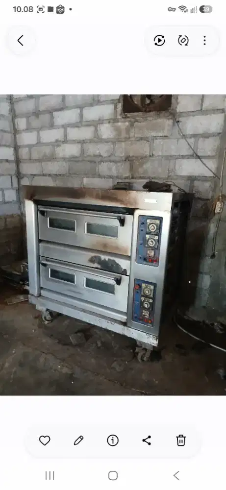 Dijual oven, mesin aduk dan chiller