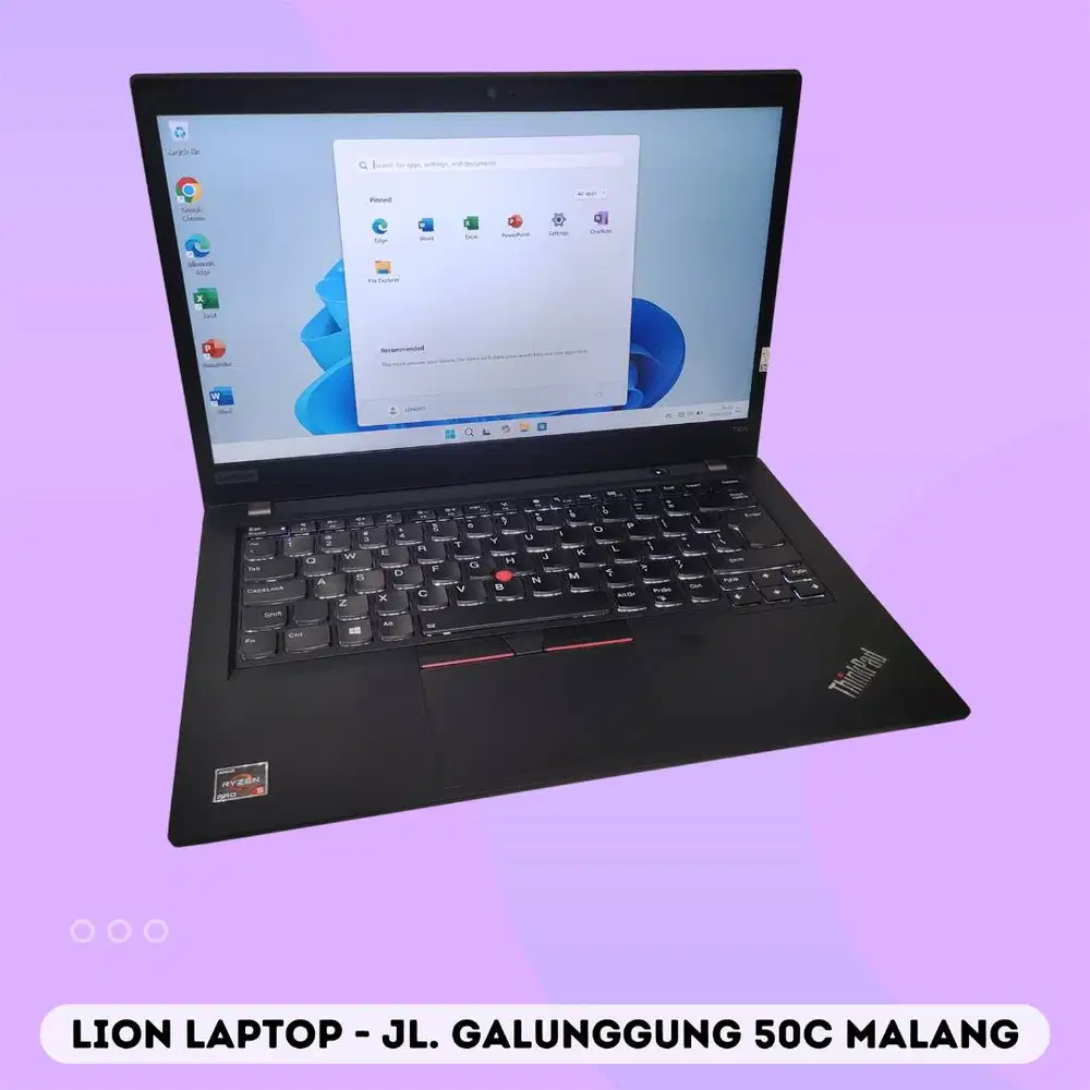 RAM 16GB AMD Ryzen 5 PRO VGA 2GB Lenovo Thinkpad T495 [12|10]