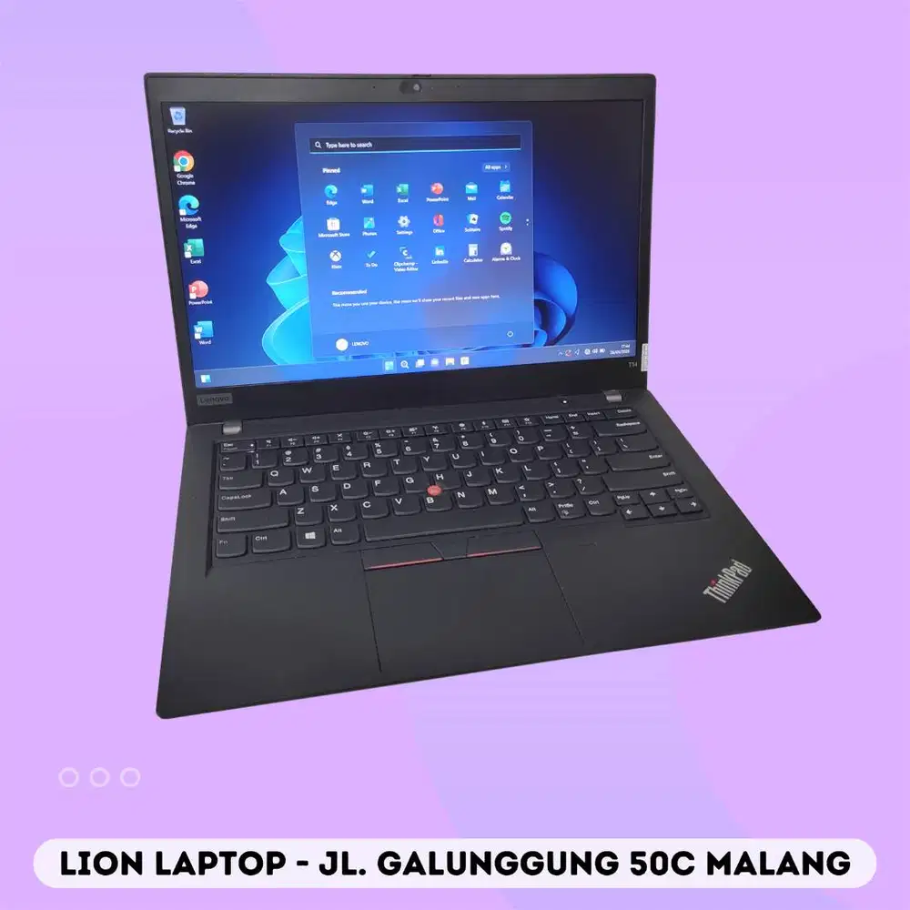 RAM 16GB Core i5 Gen 10 SSD 256GB Lenovo Thinkpad T14 gen 1 [12|10]