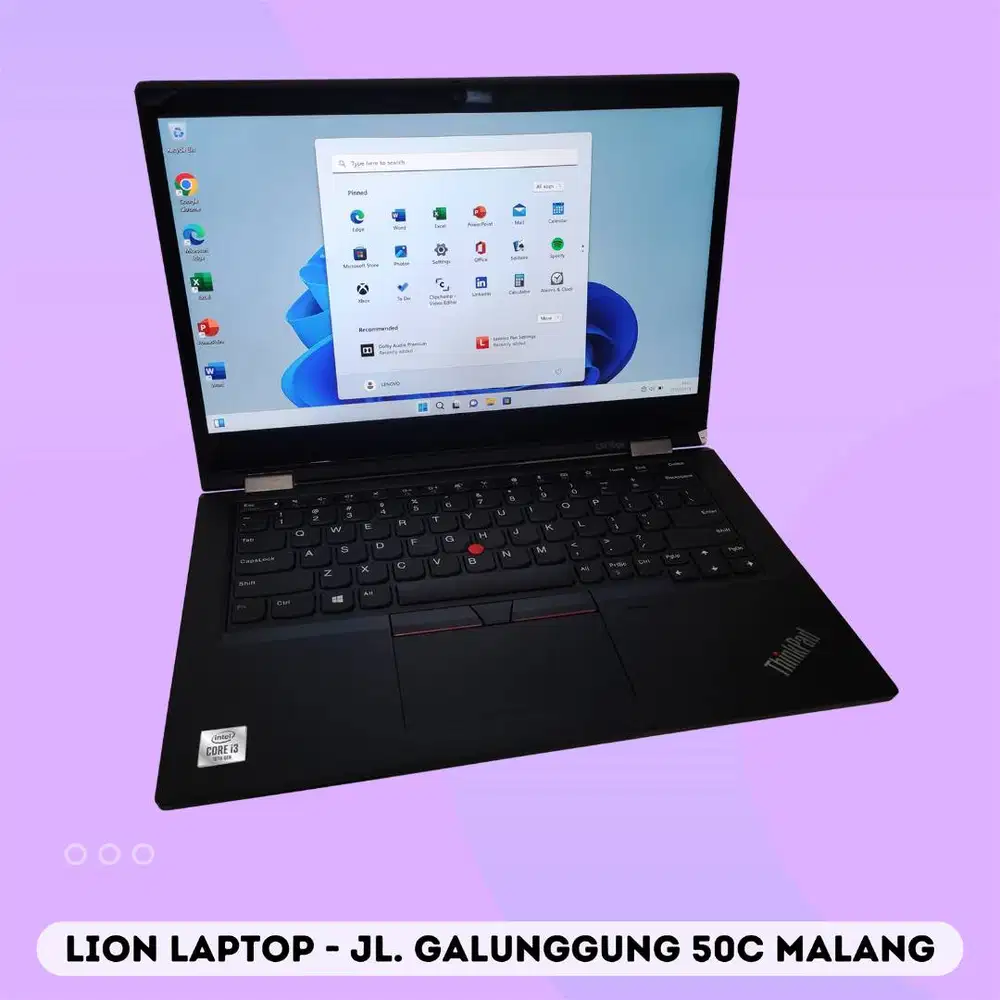 Core i3 Gen 10 Flip 360° Include Stylus Lenovo Thinkpad YOGA L13 [12|1
