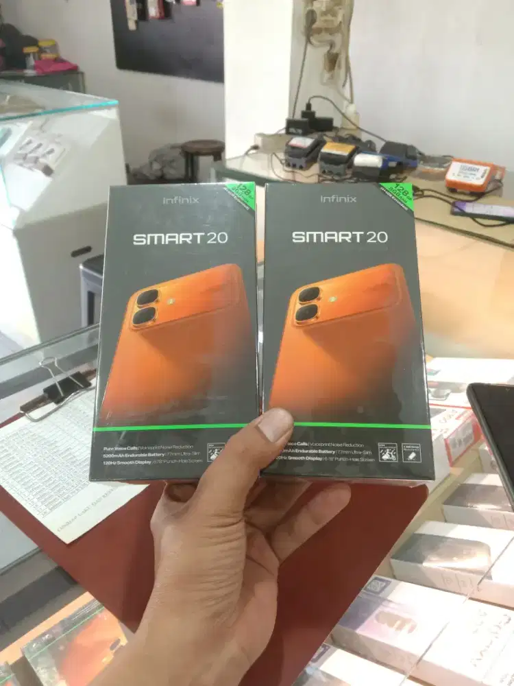 [ Fast respon WA ] Infinix Smart 20 4+4/128 Garansi resmi 1thn