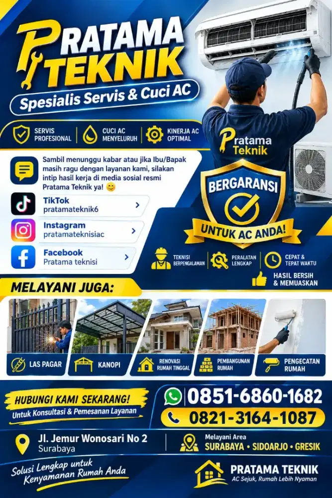 SERVIS AC AREA SURABAYA