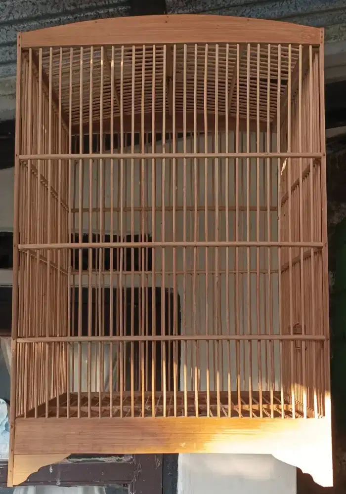 Sangkar burung bambu