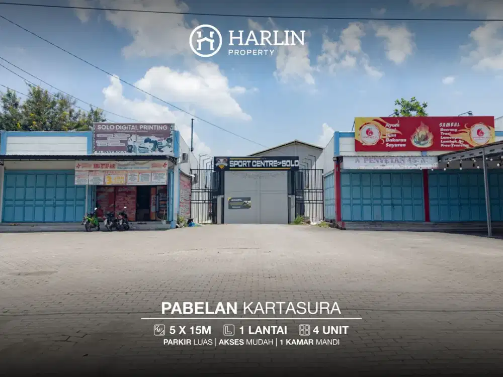 [Disewakan] Ruko 1 lt Jalan Slamet Riyadi, Pabelan, Kartasura
