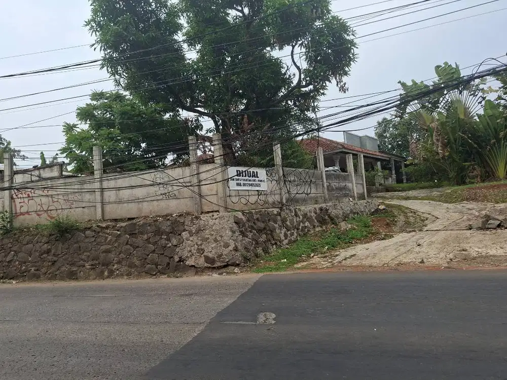 Strategis pinggir jln utama bsd-parung asri pas samping Tanari Forest