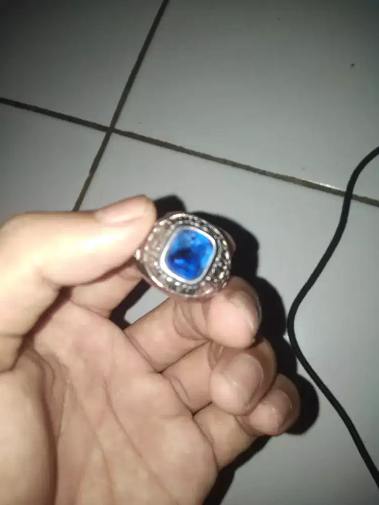 BATU CINCIN AKIK BIRU SAFIR