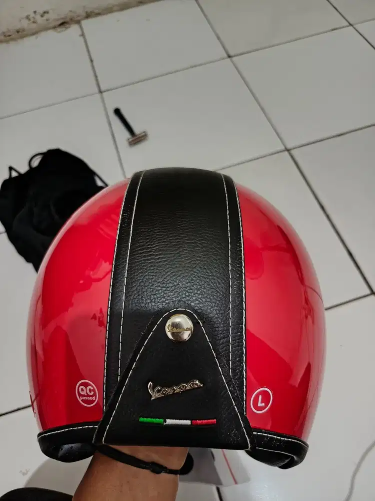 Helm vespa jet touch red L