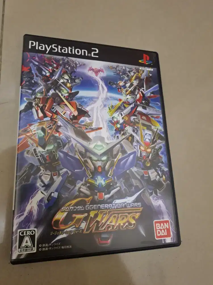 Kaset Ps2 Original SD Gundam G Geneartion Wars