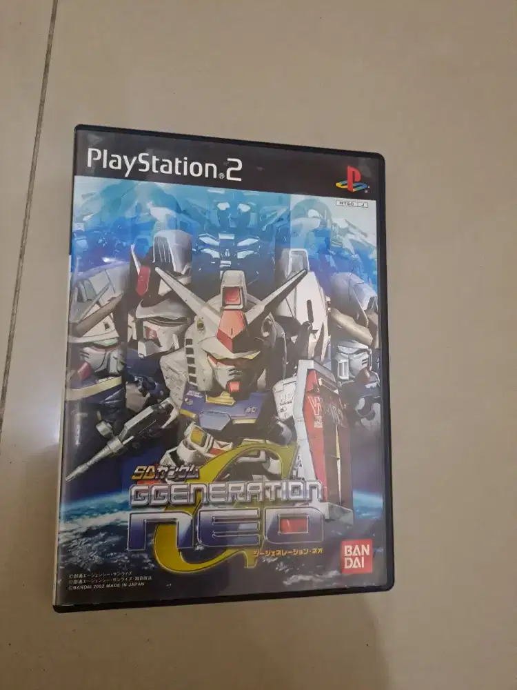 Kaset Ps2 SD G Gundam G Generation Neo