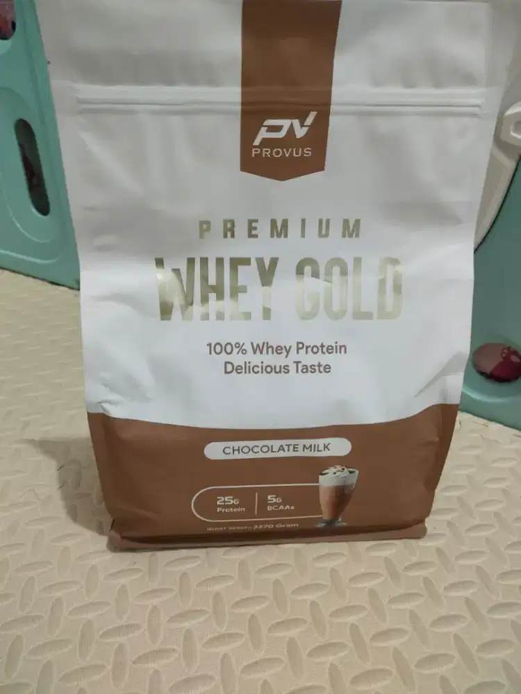 Whey protein Susu penambah massa otot sehat alami jual cepat Original